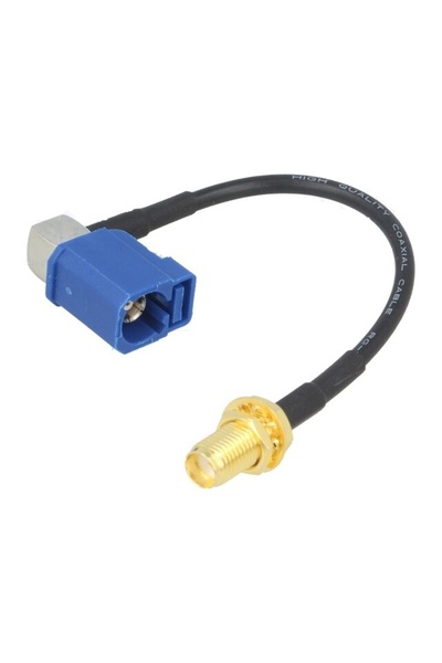 OEM Adapter cable Fakra female - SMA female right angle 10cm JC Antenna AD.AN...