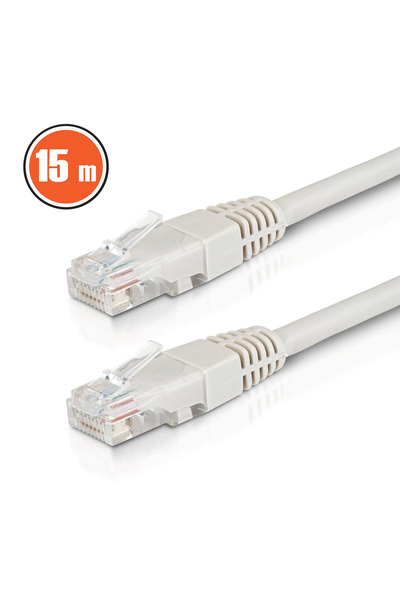 OEM Cablu Internet UTP RJ45 CAT6 CCA 15m gri M'N'C 20347