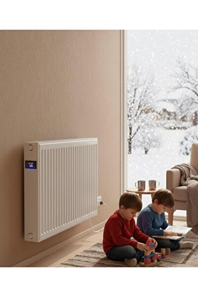 ULUSGO 2500W Elektrikli Panel Radyatör Isıtıcı – Duvar Tipi Beyaz Konvektör I...