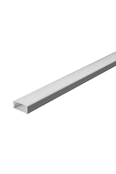 OEM Profil aluminiu 2m alb pentru Banda LED 17.4mm x 7mm cu difuzor alb mat s...