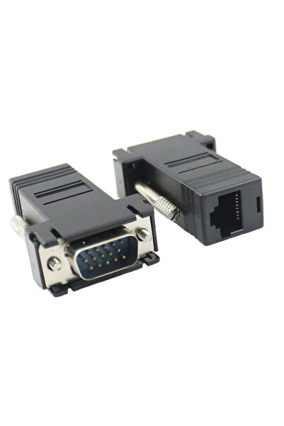 OEM VGA male to VGA male adapter set via RJ45 cable 2pcs maximum 20m
