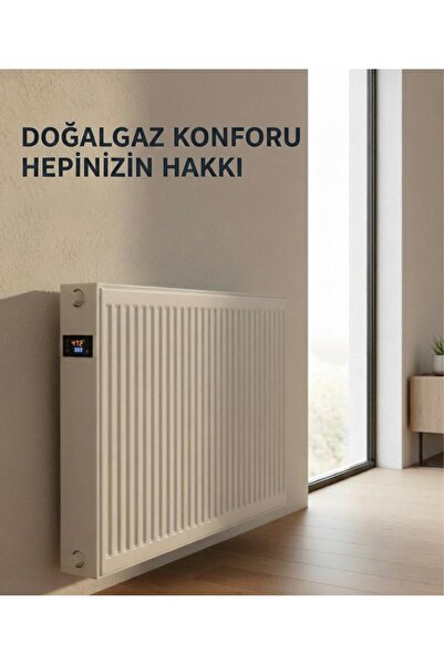 ULUS Beyaz Elektrikli Radyatör 2500W – Panel Isıtıcı Konvektör Isıtıcı 20-24 m²