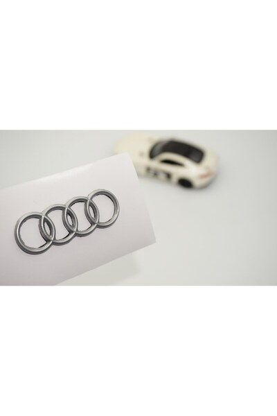 DK Tuning Direksiyon Gri Logo Arma Audi İle Uyumlu