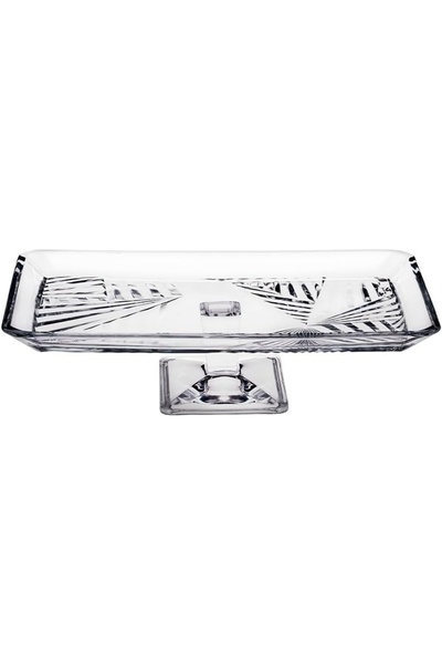 Paşabahçe Madlen Ayaklı Servis Tabağı 17x29 cm