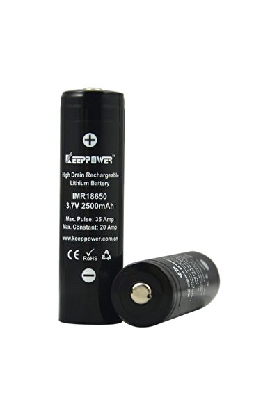 OEM Acumulator 18650 LI-ION 3.7V 2500mAh 20A cu terminal cu vârf KEEPOWER NH1825