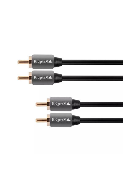 OEM Audio cable 2x RCA - 2x RCA 3m Professional Kruger&Matz
