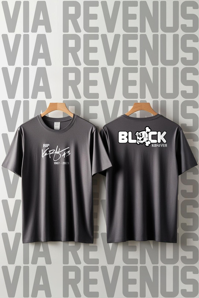 Vordevia Ken Block Kb43Ver Front and Back Printed Crew Neck Loose Cut 100% Co...