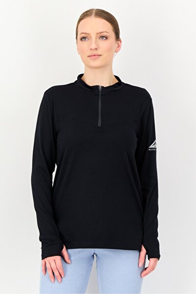 Nike Women Sportswear Fit Long Sleeves Training Top, Black