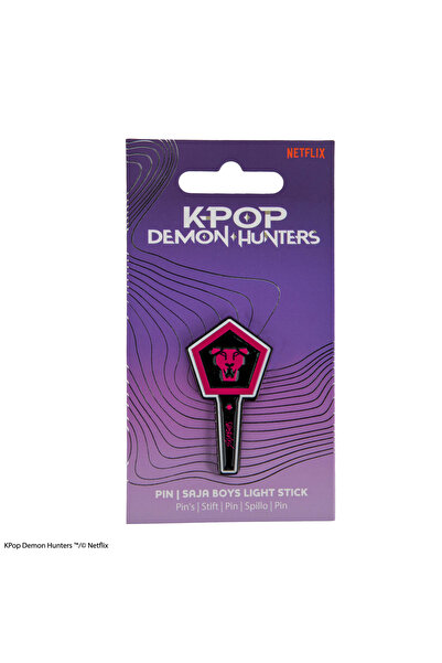 Cinereplicas Official KPop Demon Hunters Saja Boys Light Stick Pin