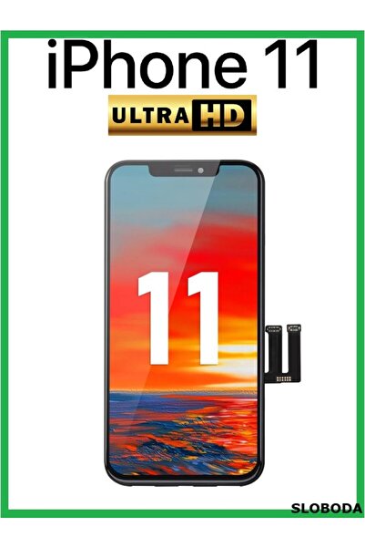 SLOBODA İPHONE 11 LCD EKRAN DOKUNMATİK ÖN CAM KOMPLE EKRAN A2111, A2221, A2223