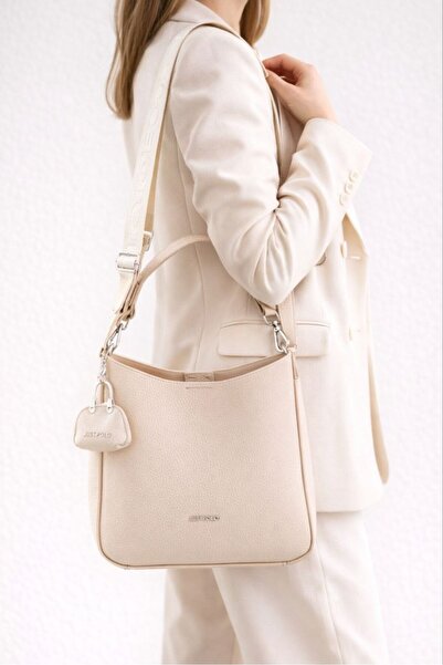 Just Polo Original Women's Large Size Soft Leather 4-Compartment Shoulder and...