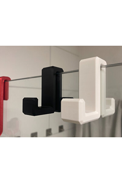 Onflow 2'li Duş Camı Askılığı – Delmeden Takılan Modern Banyo Askı Aparatı