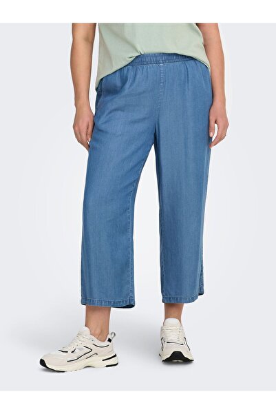 Only Carmakoma Hose mit weitem Beinschnitt CARCHARIS Verkürzt Hose mit weitem...