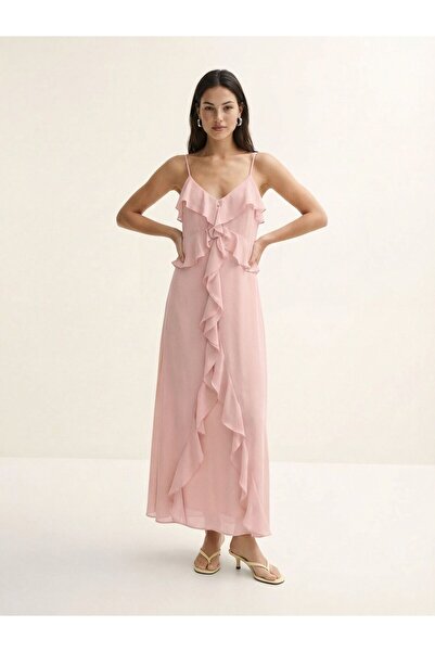 Vero Moda Kleid VMCAROL Langes Kleid