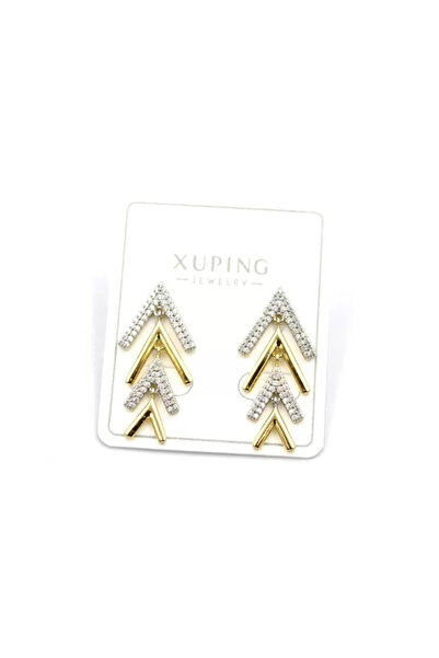 OEM Stone Arrow Earrings - Gold