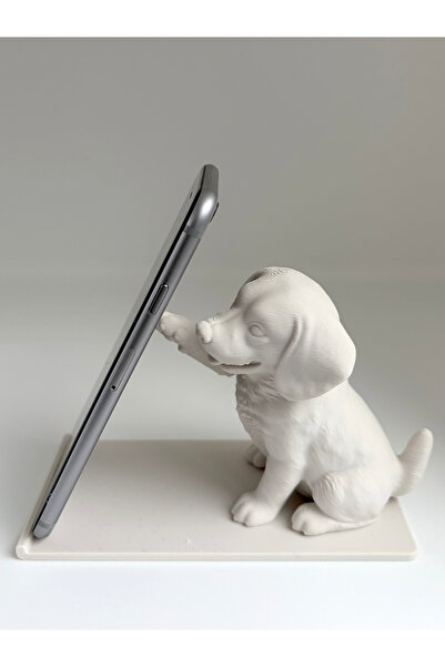 Onflow Golden Cucci Dog Phone Holder – Stylish and Fun 7X15X10 cm