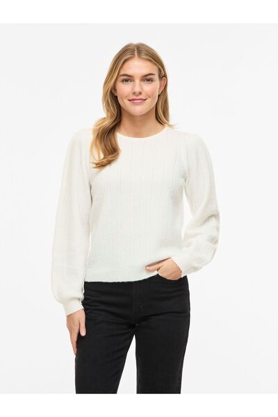 VILA Strickpullover VIBRI Rundhals
