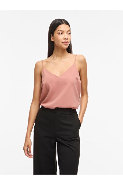 VILA Trägertop VIMATHILDE V-Ausschnitt