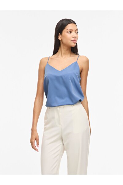 VILA Trägertop VIMATHILDE V-Ausschnitt