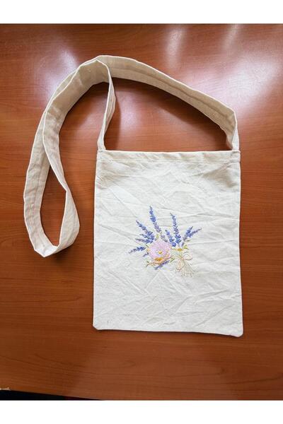 HANDDMADE Embroidered net