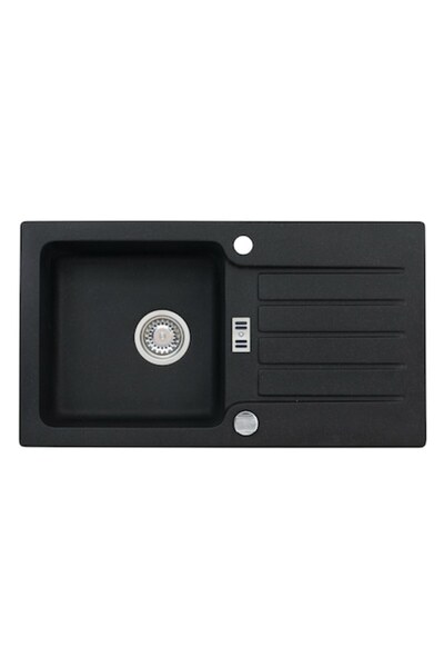 Alveus Chiuvetă compozită neagră Niagara 30