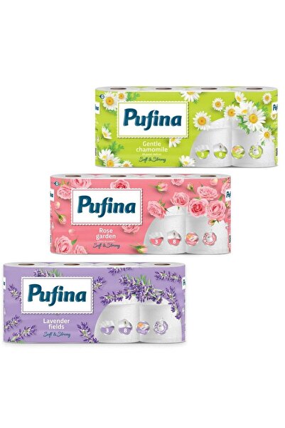PUFINA Hartie Igienica 8 Role 3 Straturi
