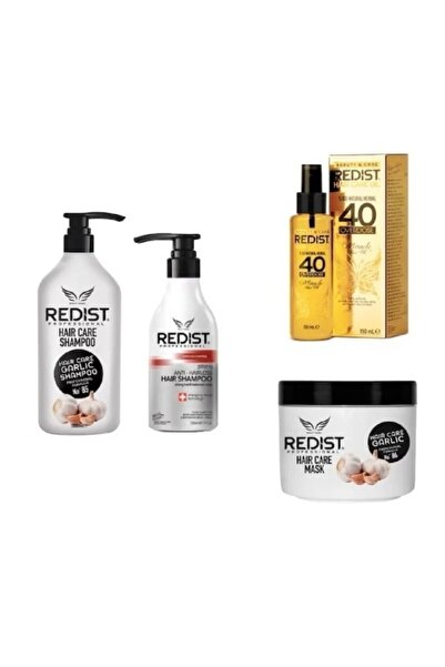 Redist SET CADOU Anti-Hair Loss, Growth and Regeneration - Garlic Shampoo 1 L...