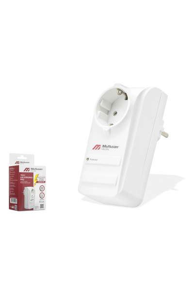 shopwave Shock-Proof Single Socket - White
