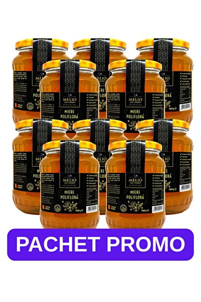 Melio Lav Honey Package 10x Poliflora Honey 1 kg -