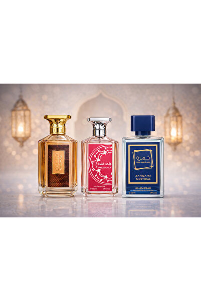 Mystical Set of 3 Premium Arabian Perfumes Musamam + Khamrah Zaqama + One Onl...