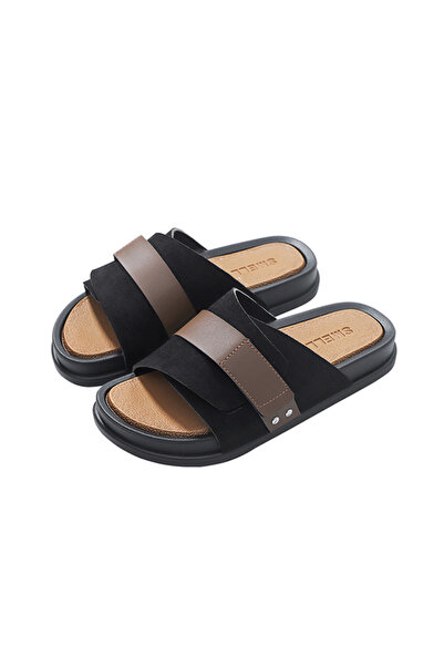 Other Men's Casual Slide Sandals – Two-Tone Strap Comfort Slippers for Daily ...