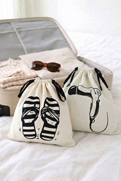 Paris Home Οργανωτής βαλίτσας και σετ οργάνωσης ταξιδιού για παντόφλες και πι...