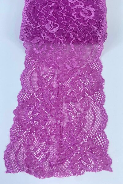 Hobigram Ornament decorativ din dantelă elastică din lycra, lată, de culoare ...