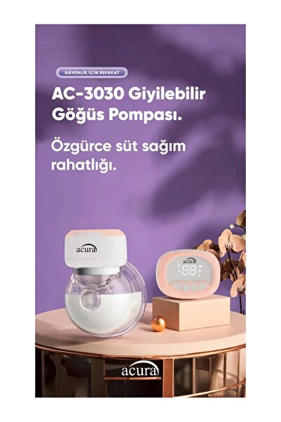 HAYAT MEDİKAL 17 GİYİLEBİLİR GÖĞÜS POMPASI ELEKTİRİKLİ SÜT SAĞMA GÖĞÜS POMPAS...