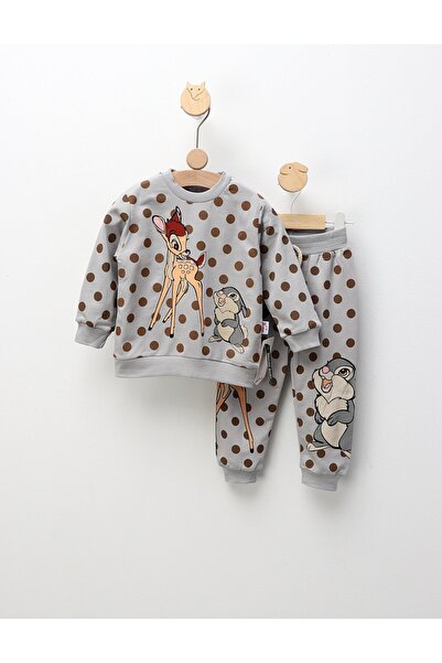 MiniKids Boots and Bambi costume, gray