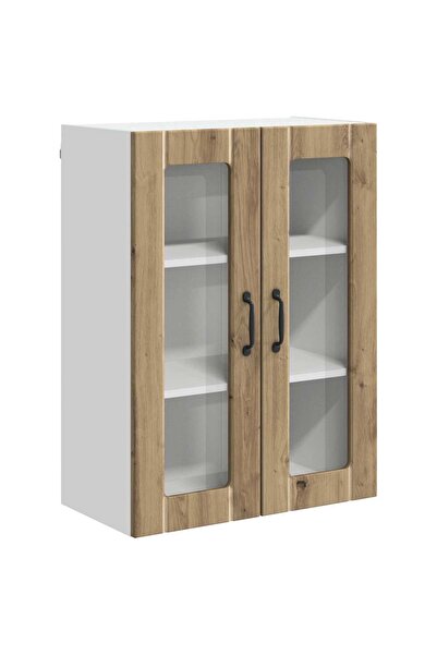 vidaxl Dulap de bucătărie Stejar Artizanal 60 x 31 x 80 cm