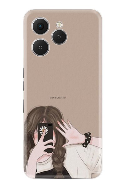 TECNO Spark 40 4G (KM5n) Uyumlu Kılıf Desen Baskılı Silikon NAME-315.jpg