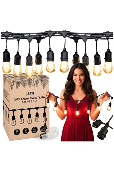 Smart Ghirlandă LED 5m cu 10 becuri E27