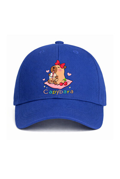 lovver Capybara Character Cotton Premium Print Custom Design Hat