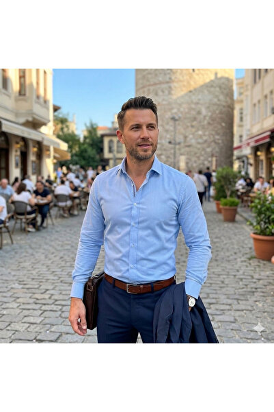 Fine Touch Premium Men's Shirt – Comfortable Fit Stylish Design Quality Cotto...