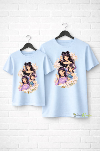 CACTUS COLLECTION Tricou în stil Sakura și coreean