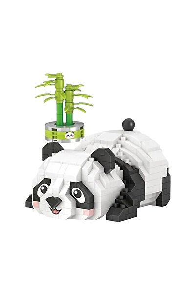 Vagon Lz-8804 Loz Resting Panda 340 Piece Block Toy