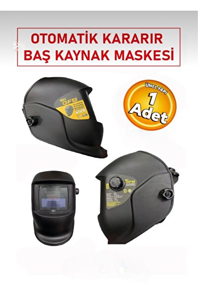 GFB GFB6000 Otomatik Kararır Colormatik Baş Kaynak Maskesi Kendiliğinden Kara...