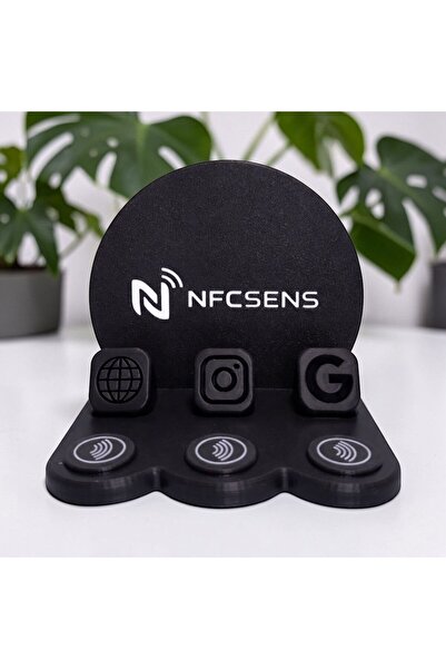 NFC Web Site Instagram ve Google Yorum Standı