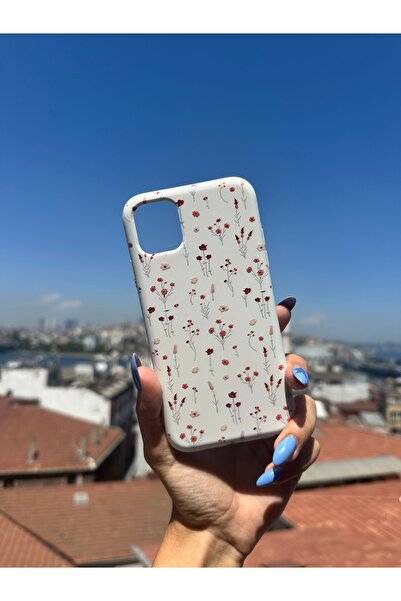 Mobildizayn Oppo Reno 4 Lite Uyumlu Baskılı Beyaz Telefon Kılıfı