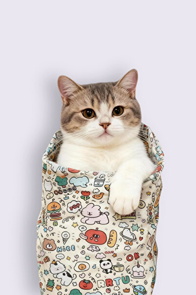 Coolizz Self-Holding Cat Nail Trimming and Grooming Fixation Blanket