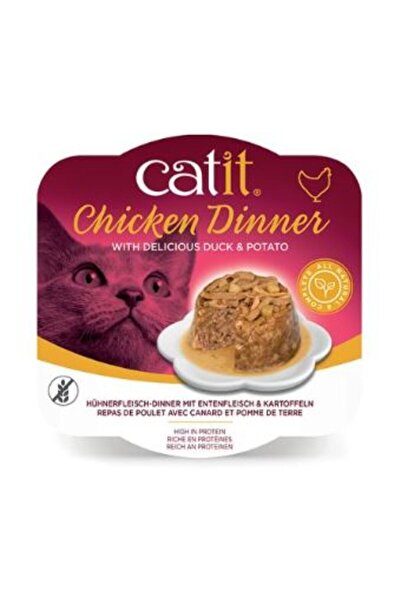 Catit - Chicken & Fish Dinner - Chicken Dinner Duck & Potato