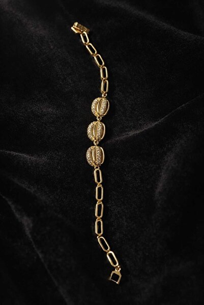 Banum Luxury سوار فولاذي أنيق بلون ذهبي