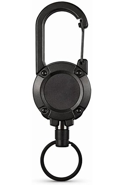 Busstier Metal Drawstring Pull-String Yoyo Keychain Name Badge Holder Large S...