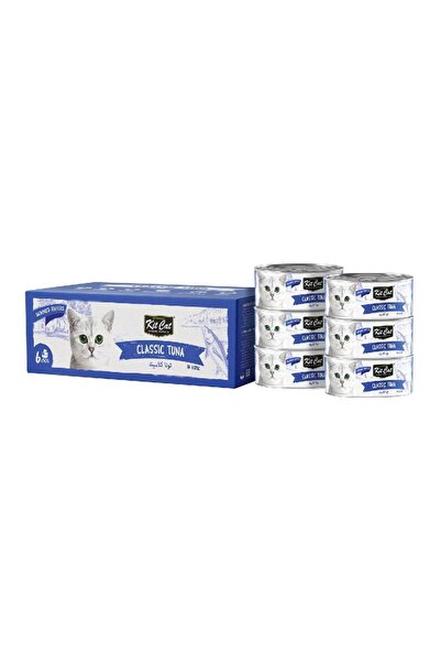 Kit Cat توبيرز منزوعة العظم 6×50 جرام - تونة كلاسيكية